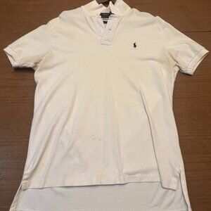 Men's Ralph Lauren White Polo Shirt - Nike New.